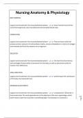 Nursing Anatomy & Physiology