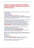PRAXIS 5101 EXAM QUESTIONS AND ANSWERS &lpar;VERIFIED ANSWERS&rpar; 2 DIFFERENT EXAMS&vert; LATEST UPDATE 2025&sol;2026