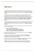 ESB Test 3 Questions and Answers 100&percnt; Verified