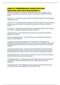 LOMA 361 COMPREHENSIVE EXAMS 2025&sol;2026 QUESTIONS AND SOLUTIONS RANKED A&plus;
