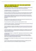 LOMA 361 EXAMINATION TEST 2025&sol;2026 QUESTIONS AND SOLUTIONS RANKED A&plus;