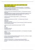 NICU EXAMS SCRIPT 2025&sol;2026 QUESTIONS AND SOLUTIONS RANKED A&plus;