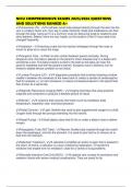 NICU COMPREHENSIVE EXAMS 2025&sol;2026 QUESTIONS AND SOLUTIONS RANKED A&plus;