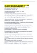 NUTRITION HESI EVALUATION EXAMS 2025&sol;2026 QUESTIONS AND SOLUTIONS RANKED A&plus;