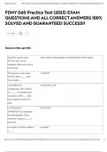FDNY G60 Practice Test &lpar;2025&rpar; EXAM QUESTIONS AND ALL CORRECT ANSWERS 100&percnt; SOLVED AND GUARANTEED SUCCESS&excl;&excl;