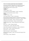 PATH 370 EXAM QUESTIONS AND ANSWERS