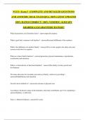 NU131 -Exam 3  &vert;COMPLETE AND DETAILED QUESTIONS AND ANSWERS &vert; REAL EXAM QNA &vert; 2025 LATEST UPDATED 100&percnt; RATED CORRECT &vert; 100&percnt; VERFIED &vert; ALREADY GRADED A&plus;&vert;GUARANTEED TO PASS&excl;&excl;