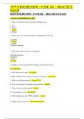 2025 VTNE Review &ndash; VTNE 101 Practice Exam I &vert; Verified Questions and Highlighted Answers &vert; Veterinary Tech A&plus; Resource