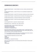 ODMHSAS BHCM II QUESTIONS AND ANSWERS 100&percnt; SOLVED