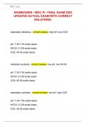 RASMUSSEN - MDC III - FINAL EXAM 2025  UPDATED ACTUAL EXAM WITH CORRECT  SOLUTIONS&period;