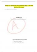 NURS5220 GENEALOGY DISCUSSION GRADED A&plus; LATEST UPDATES MAY 2025