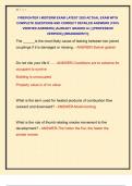 FIREFIGHTER I MIDTERM EXAM LATEST 2025 ACTUAL EXAM WITH  COMPLETE QUESTIONS AND CORRECT DETAILED ANSWERS &lpar;100&percnt;  VERIFIED ANSWERS&rpar; &vert;ALREADY GRADED A&plus;&vert; &vert;&vert;PROFESSOR  VERIFIED&vert;&vert; &vert;&vert;BRANDNEW&excl;&excl;&excl;&vert;&vert; 