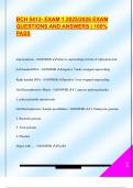 BCH 5413- EXAM 1 2025&sol;2026 EXAM  QUESTIONS AND ANSWERS &vert; 100&percnt;  PASS