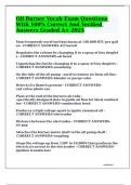 Oil Burner Vocab Exam Questions With 100&percnt; Correct And Verified Answers Graded A&plus; 2025