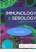 Test Bank for Immunology and Serology in Laboratory Medicine&comma; 7th Edition by Turgeon &ndash; Comprehensive Exam Prep Resource