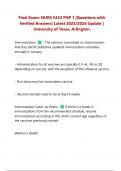 Final Exam&colon; NURS 5432 FNP 1 &vert;Questions with Verified Answers&vert; Latest 2025&sol;2026 Update &vert; University of Texas&comma; Arlington&period;