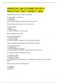 OREGON LAW &lpar;COSMETOLOGY&rpar; PRACTICE TEST CORECT 100&percnt;  High level disinfectants are used for disinfecting