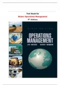 Operations Management &ndash; Heizer 9th Edition &ndash; Test Bank &ndash; Complete Exam Prep Resource