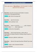 bios 255 exam 1 Questions with Detailed Verified  Answers for Accuracy 