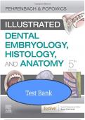 Test Bank for Illustrated Dental Embryology&comma; Histology&comma; and Anatomy&comma; 5th Edition by Fehrenbach &ndash; Complete Exam Prep & Study Guide