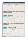 ECON&colon;1100 Chapter 16 Questions with Detailed  Verified Answers for Accuracy