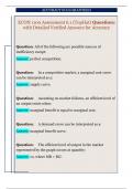 ECON 1100 Assessment 6&period;1 &lpar;TopHat&rpar; Questions  with Detailed Verified Answers for Accuracy 
