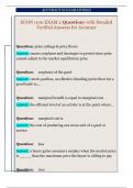 ECON 1100 EXAM 2 Questions with Detailed  Verified Answers for Accuracy