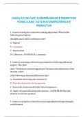 -NGN- ATI RN VATI COMPREHENSIVE PREDICTOR FORM A&comma;B&C VATI RN COMPREHENSIVE PREDICTOR EXAM QUESTIONS WITH ACCURATE SOLUTIONS 