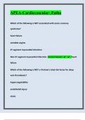 APEA-Cardiovascular- Patho The Definitive Exam Guide&colon; Questions&comma; Answers & Winning Strategies