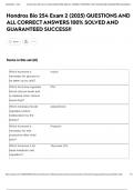Hondros Bio 254 Exam 2 &lpar;2025&rpar; QUESTIONS AND ALL CORRECT ANSWERS 100&percnt; SOLVED AND GUARANTEED SUCCESS&excl;&excl;