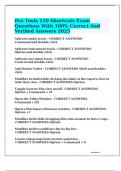 Pro Tools 110 Shortcuts Exam Questions With 100&percnt; Correct And Verified Answers 2025