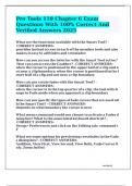 Pro Tools 110 Chapter 6 Exam Questions With 100&percnt; Correct And Verified Answers 2025