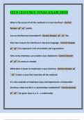 ITCS 1213 UNCC FINAL EXAM TEST QUESTIONS WITH CORRECT ANSWERS