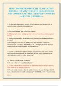 HESI Comprehensive Exit Exam 2025 &vert; 150 Real Exam Questions with Verified Correct Answers &vert; Graded A&plus;