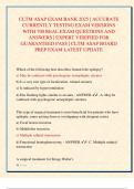 CLTM ASAP Exam Bank 2025 &vert; 700 Expert-Verified Questions with Answers &vert; Real Exam Content for Guaranteed Pass