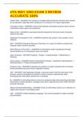 UTA INSY 2303 EXAM 3 REVIEW ACCURATE 100&percnt;