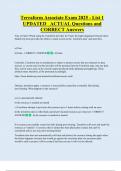 Terraform Associate Exam 2025 - List 1  UPDATED   ACTUAL Questions and  CORRECT Answers