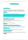SOC 4850 Final Exam &vert; Questions and Answers