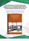 Dutch Scholarship in the Age of Empire and Beyond KITLV the Royal Netherlands Institute of Southeast Asian and Caribbean Studies 1851 2011 1st Edition Maarten Kuitenbrouwer - PDF Download