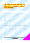 D393 2025&sol;2026 Exam Questions and  Answers 100&percnt; Guaranteed Success &vert;  Already Rated A&plus;