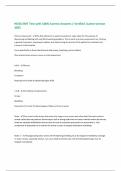 HOSA EMT Test with 100&percnt; Correct Answers &vert; Verified &vert;Latest version 2025