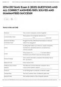 ISTM 210 TAMU Exam 2 &lpar;2025&rpar; QUESTIONS AND ALL CORRECT ANSWERS 100&percnt; SOLVED AND GUARANTEED SUCCESS&excl;&excl;