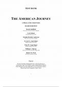 American Journey&comma; The A History of the United States&comma; Combined Volume - Complete Test test bank - exam questions - quizzes newest update