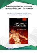 Myths and Tragedies in their Ancient Greek Contexts 1st Edition Richard Buxton - PDF Download