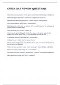 CFESA GAS REVIEW QUESTIONS WITH CORRECT ANSWERS