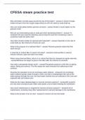 CFESA steam practice test questions and answers