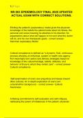 NR-503 EPIDEMIOLOGY FINAL 2025 UPDATED  ACTUAL EXAM WITH CORRECT SOLUTIONS&period; 