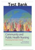Test Bank for Community and Public Health Nursing Tenth Edition by Cherie Rector&comma; Mary Jo Stanley 