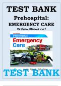 Test Bank for Prehospital Emergency Care 11th Edition by Mistovich