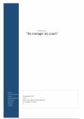 Essay De manager als coach 